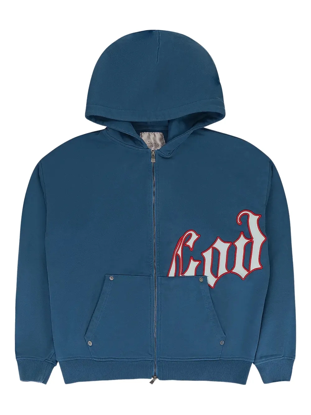 Godspeed hoodie with bold front and back print